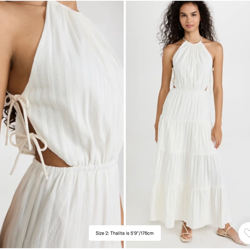 Significant Other Kendall Dress Ivory Cut Out